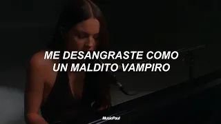 olivia rodrigo - vampire (subtitulado al español) (live piano performance)