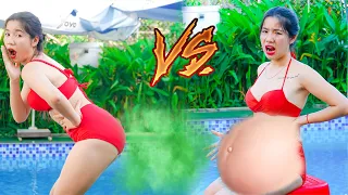 UNDERWATER TOP 10 PREGNANCY PRANK BATTLE NERF - Dr. Girl Nerf Guns Fight Criminal | LTN Nerf War