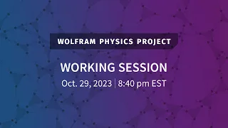 Wolfram Physics Project Working Session: Quantum Black Holes and Other Things