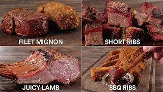 I combined BBQ and DEEP Fried to every MEAT, it blew my mind!