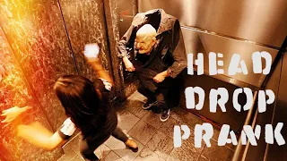 SCARE MAN in ELEVATOR---- -Head drop prank. Julien Magic.tasfiya tasnim