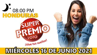 Sorteo 9PM Super Premio Loto de Hoy, Miércoles 16 de junio del 2021 | ✅ 🥇 🔥💰