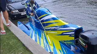 The Pits LOBMBC Powerboat racing oulton broad