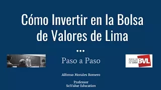 Como Invertir en la Bolsa de Valores de Lima