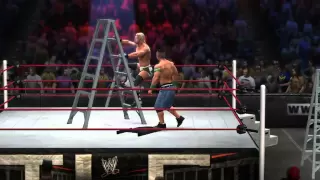 Dolph Ziggler vs John Cena WWE '13 Ladder Match TLC WWE '13 #PredictandWin