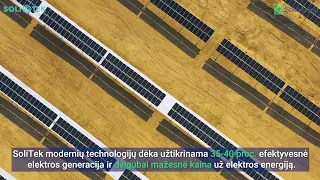 Saulės parkas SOLARBANK Grikapalyje jau veikia