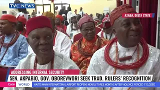 Sen Akpabio, Gov Oborevwori Seek Traditional Rulers' Recognition