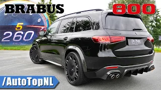 BRABUS 800 AMG GLS 63 | ACCELERATION TOP SPEED & SOUND by AutoTopNL