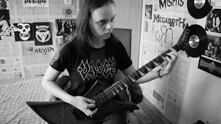 Slayer - Seasons in the Abyss (guitar cover by Karolina Ptaszyńska)