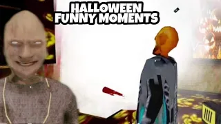 FUNNY MOMENTS GRANNY CHAPTER 2 HALLOWEEN MODE | FUNNY TROLLING GRANNY AND GRANDPA