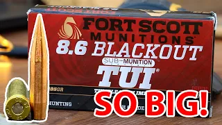 8.6 BLK (8.6x43mm), 285gr Solid Copper, Fort Scott Munitions