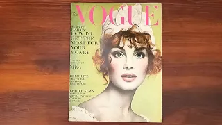 1968 April 15 ASMR Magazine Flip Through: Vogue w Jean Shrimpton, Dali, Twiggy, Veruschka