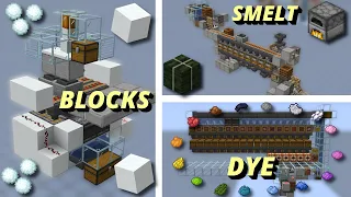 Three Useful Farms for Minecraft 1.21: Improved Dye Farm!