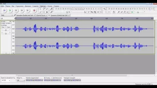 Изменение темпа аудиозаписи при помощи Audacity
