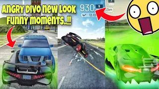 Angry Bugatti divo new look🤯||Funny moments😂||Extreme car driving simulator||