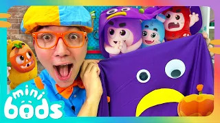 Blippi Makes Jeff's Halloween Costume! 👻 | 🌈 Minibods 🌈 | Preschool Cartoons for Toddlers