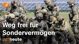 100 Milliarden für Bundeswehr: Union und Ampel einig | ZDF Morgenmagazin