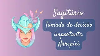 ♐️SAGITÁRIO ♐️TOMADA DE DECISÃO IMPORTANTE-ARREPIEI-SEXTA-FEIRA... #signos #sagitario