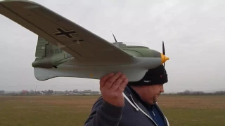 Komet ME163 HK shortest Maiden flight with crash