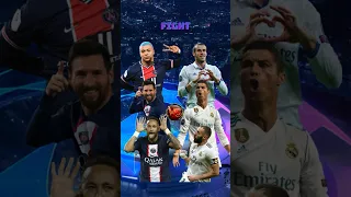 BBC (Ronaldo,Bale,Benzema) VS MMN (Messi,Mbappe,Neymar) #shorts #football #eafc24 #cr7 #shortsfeed