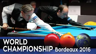 3-Cushion World Championship Bordeaux 2016 - Daniel Sanchez vs Eddy Leppens