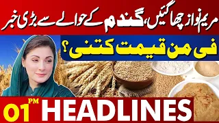 Lahore News Headlines 01 PM | Big News Regarding Wheat | Wheat Price? 24 May 2024