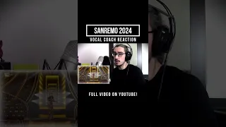 ANGELINA MANGO "La noia" Sanremo 2024/ REACTION & ANALYSIS by Italian Vocal Coach