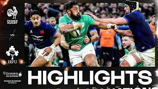 HIGHLIGHTS | 🇫🇷FRANCE V IRELAND☘️ | 2024 GUINNESS MEN'S SIX NATIONS RUGBY