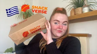 Trying SNACKS from GREECE with SnackVerse 🍬🇬🇷