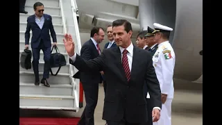 Arrival of Enrique Peña Nieto, President of Mexico