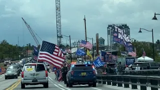 Supporters of former President Trump gather by Mar-A-Lago amid investigation