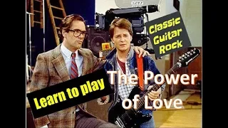 Learn to Play "The Power of Love" by Huey Lewis and the News - Easy Guitar Lesson