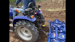 Farmtrac 26 4WD on 24 blade rotavator