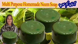 Homemade Herbal Neem Soap For Clean Ful Body Bright & Acne free Glowing Skin Multipurpose Neem Soap