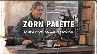 Gouache Portrait Using the Zorn Palette