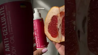 Шкребок-масажер гуаша для обличчя та тіла дерев'яний Лань + Антицелюлітна олія з грейпфрутом