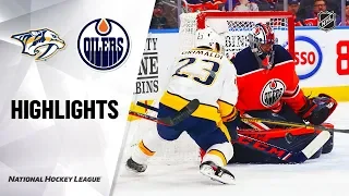 NHL Highlights | Predators @ Oilers 1/14/20