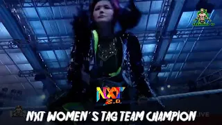 WWE IO shirai Entrance as Nxt women´s Tag Team Champion | NXT 2.0, Oct. 19, 2021