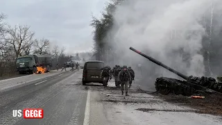 BRUTAL ATTACK!! Ukraine National Guard Destroy 5000 Russian Troops and T-72B3 tanks in Kherson