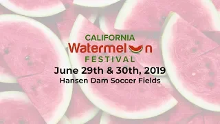 California Watermelon Festival 2019