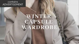 Winter capsule wardrobe: 35 pieces | Functional & chic winter essentials