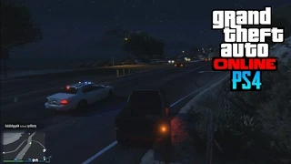 GTA Online - Pickup Police Chase! (GTA5 PS4)