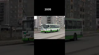 Эволюция автобусов МУП "Автоколонна 1456" г. Череповец