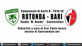 2018/19 Rotonda - BARI, Serie D