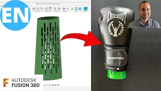 Fusion 360 | Modeling a 3D Boxing Gloves Dryer | 3D Printing