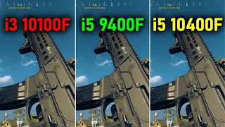 i3 10100F vs i5 9400F vs i5 10400F Test in Call of Duty Warzone