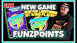 FUNZPOINTS | NEW GAME | LIGHTNING HITS | LIVE | ONLINE SLOTS | WIN REAL MONEY