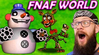 Oceniam *LODOWĄ KRAINĘ* Oraz PHANTOM MANGLE w FNAF World 2