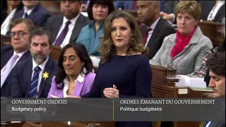 Chrystia Freeland tables 2024 federal budget | FULL SPEECH