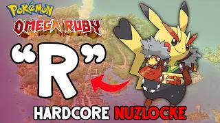 CAN I BEAT A POKEMON OMEGA RUBY HARDCORE NUZLOCKE USING ONLY R POKEMON?! (Pokemon Challenge)